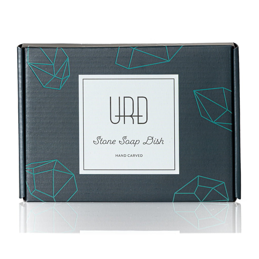 We designed this beautiful hand carved soap dish from Icelandic Basalt to match our stone soap collection. (Blágrýti).