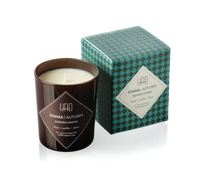 DIMMA Icelandic scented slow burning natural soy candle 
