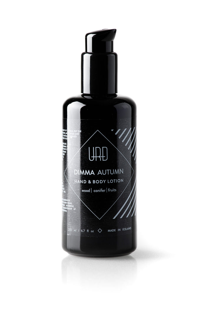 DIMMA hand & body lotion has the viscosity of a cream, but the lightness of a lotion. The lotion conditions, moisturizes and absorbs into the skin. Made from 99% naturally derived materials and contains seasonally inspired scents.