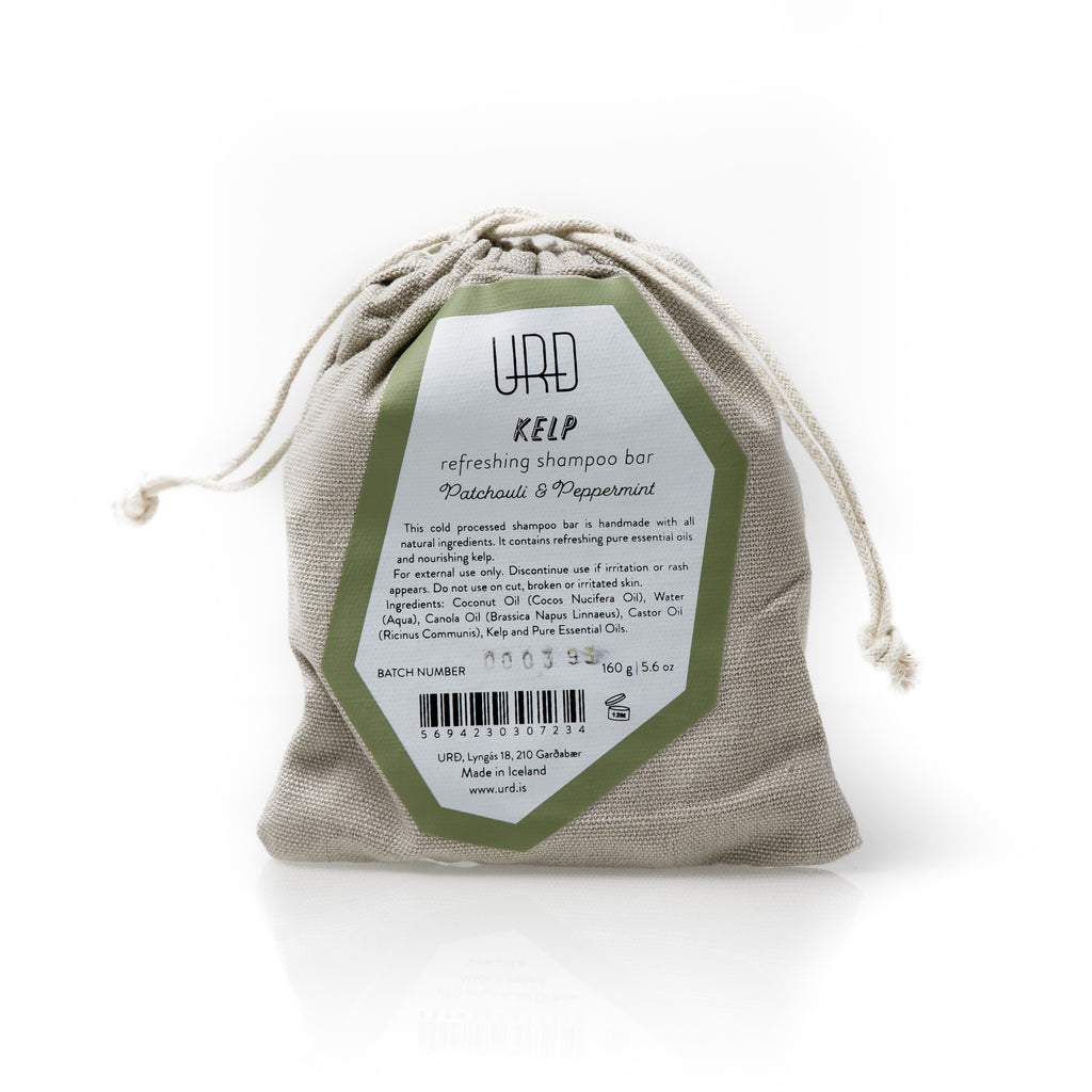 Refreshing shampoo bar with Kelp