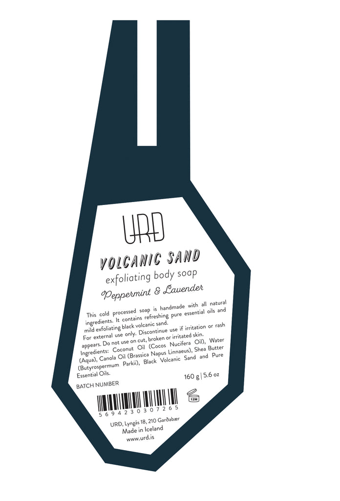 Cold-processed handmade soap with all natural ingredients .